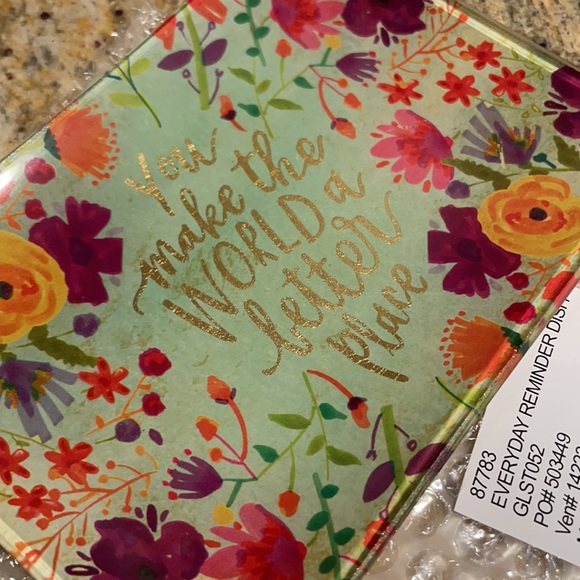 NWT Natural Life Glass Dish - Picture 2 of 6